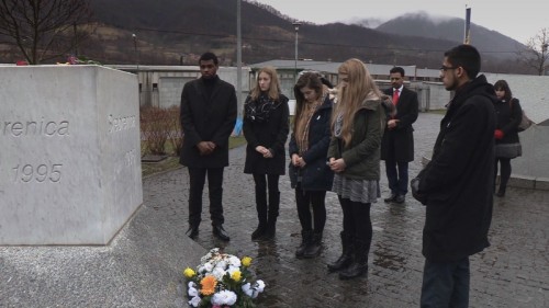 People born in 1995 learn about the Srebrenica massacre