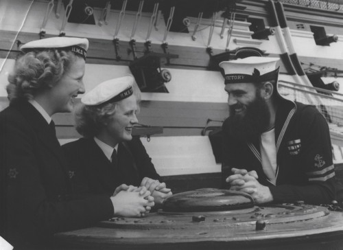 Bob Tilburn at HMS Victory 