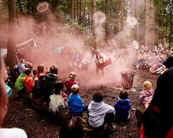 Campfire stories kept children enthralled