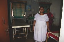 Swati Simha's research trip to India included a primary health centre in Noamundi