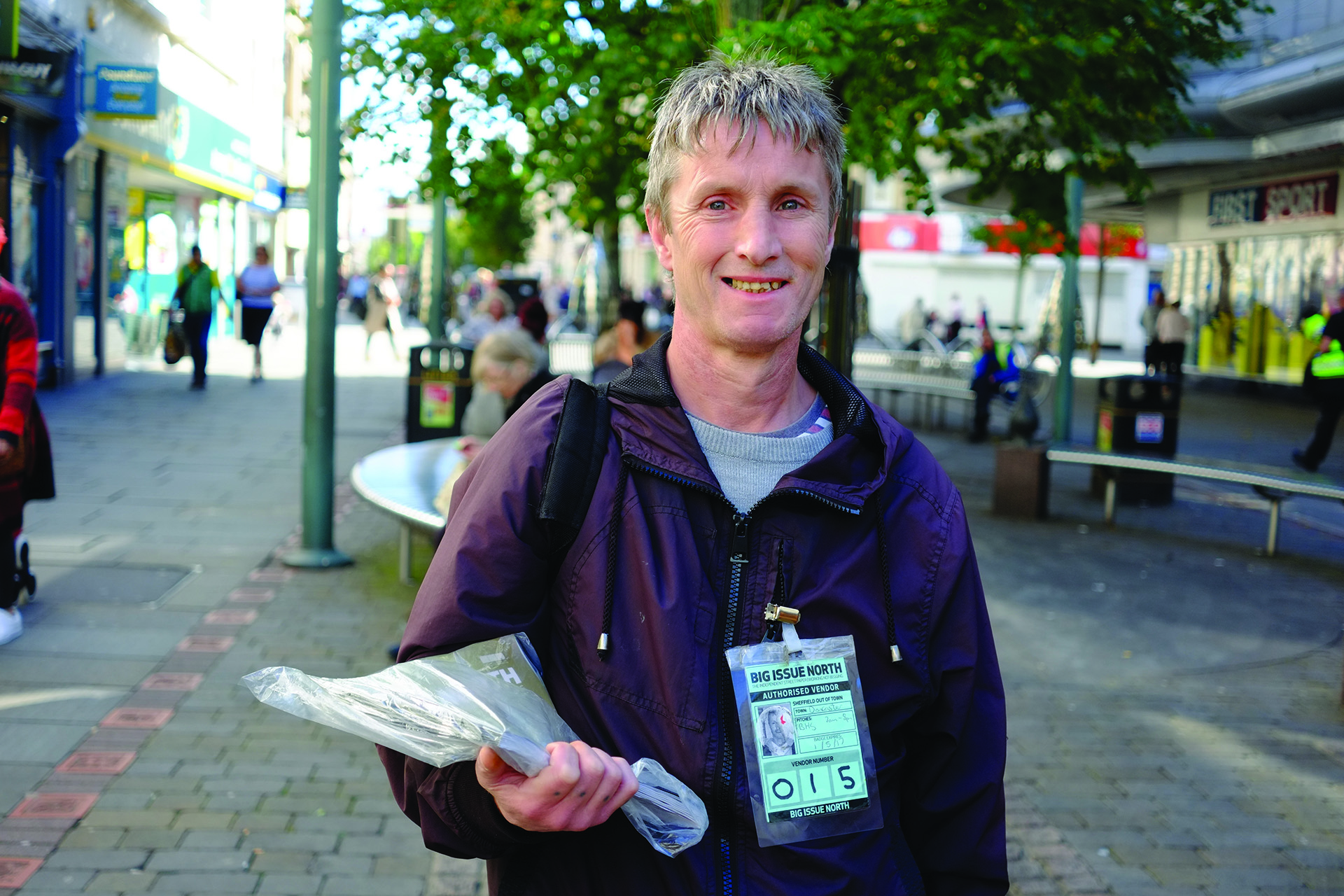 Dave Big Issue North vendor