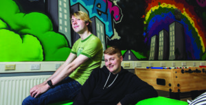 David and Hannah at Foyer