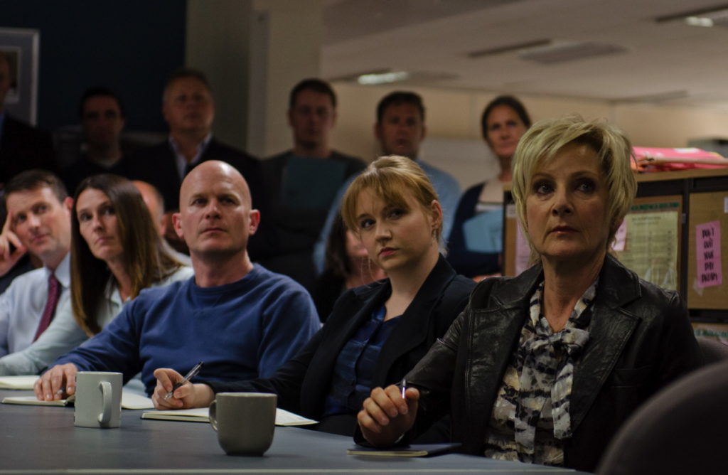  Lesley Sharp as Maggie Oliver in the BBC drama Three Girls