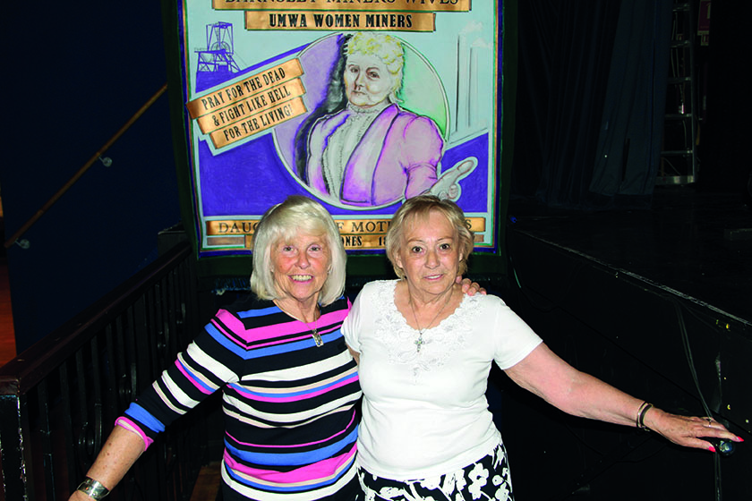 Anne Scargill (left) and Betty Cook were fellow activists in the Women Against Pit Closures movement and remain friends to this day 