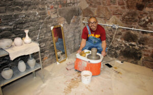 Wayne Freeman now an accomplished potter