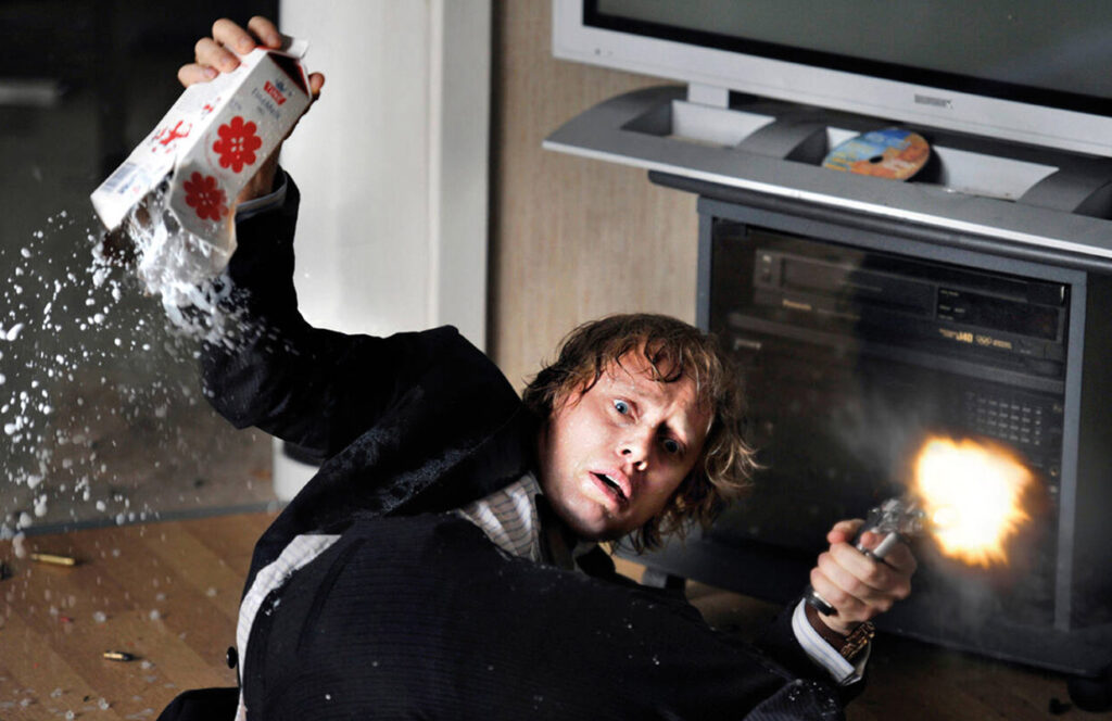 Aksel Hennie in the 2011 film Headhunters, one of several screen adaptations of Nesbø’s books