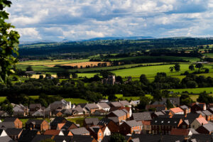 A view of a new estate in the town of Penrith