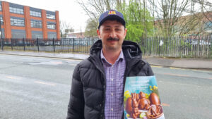 Big Issue North Vendor Amar, Congleton