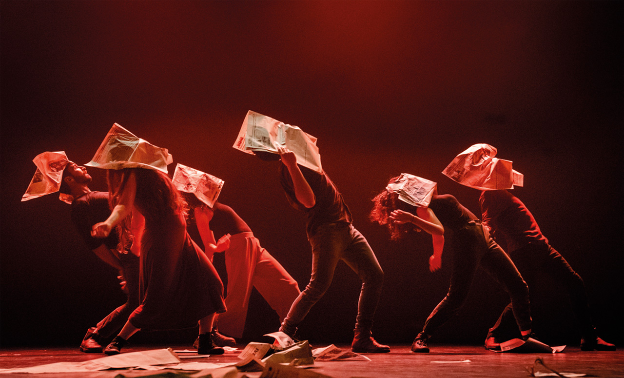Curfew performed by London’s Hawiyya Dance Company and El-Funoun Palestinian Dance Troupe