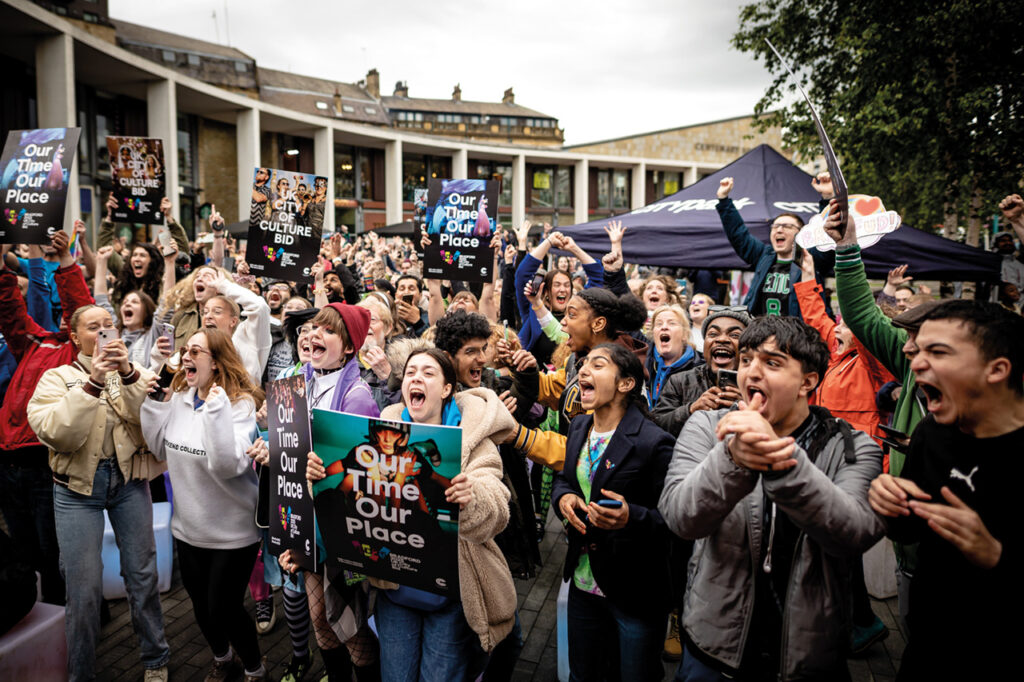 celebrations as Bradford wins