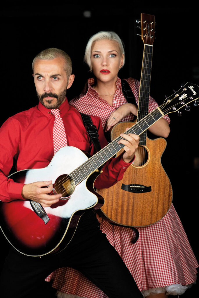 Keith Carter and Ruth Cockburn performing Black Liver