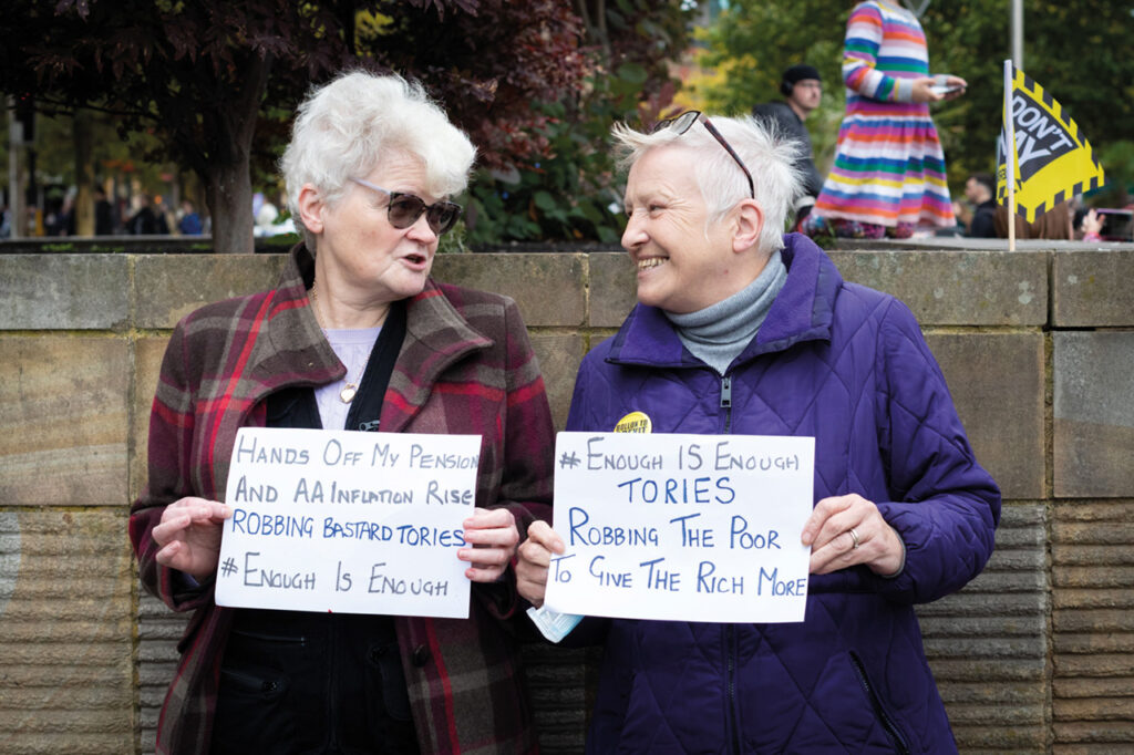 Manchester’s Enough is Enough rally. Photos: Andy Barton/Shutterstock