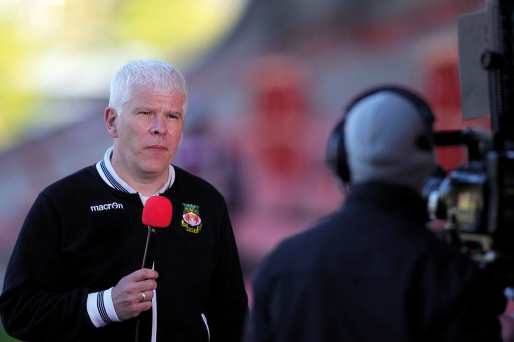 Wrexham fan and sports broadcaster Bryn Law