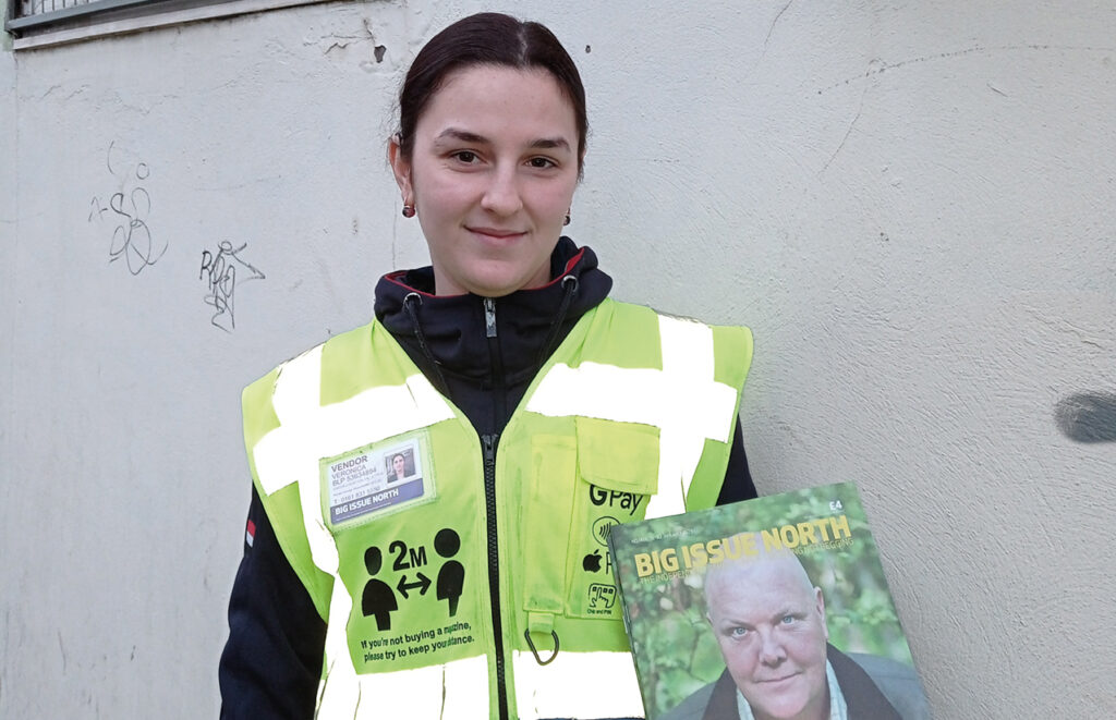 Veronica, Marks and Spencer, Glossop - Big Issue North