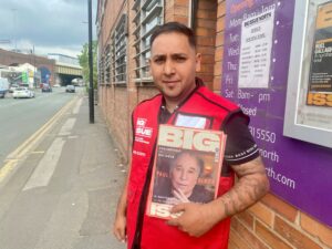 Power of change Big Issue North vendor