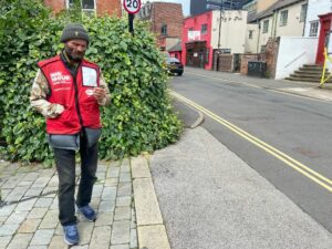 Big Issue North vendor